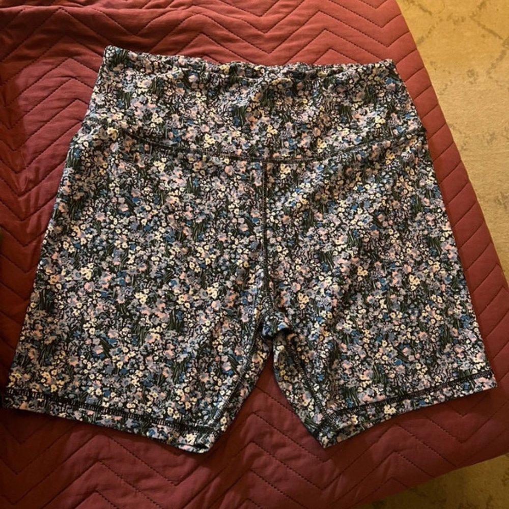 Floral bike shorts